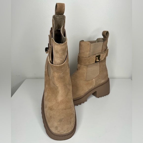 Steve Madden Women's Suede Boots Sz 8 - Picture 1 of 7